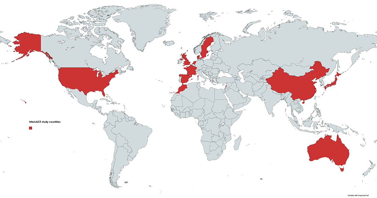 InterLACE study team map