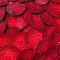Sliced beetroot
