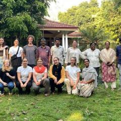 Students at the Community Agrobiodiversity Centre