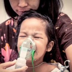 Child with asthma